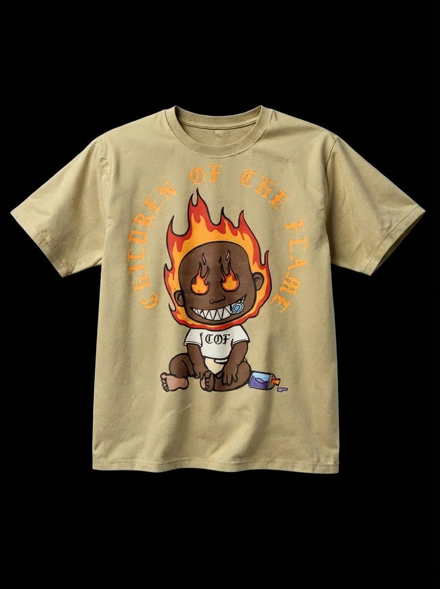 Beige Firechild Tee
