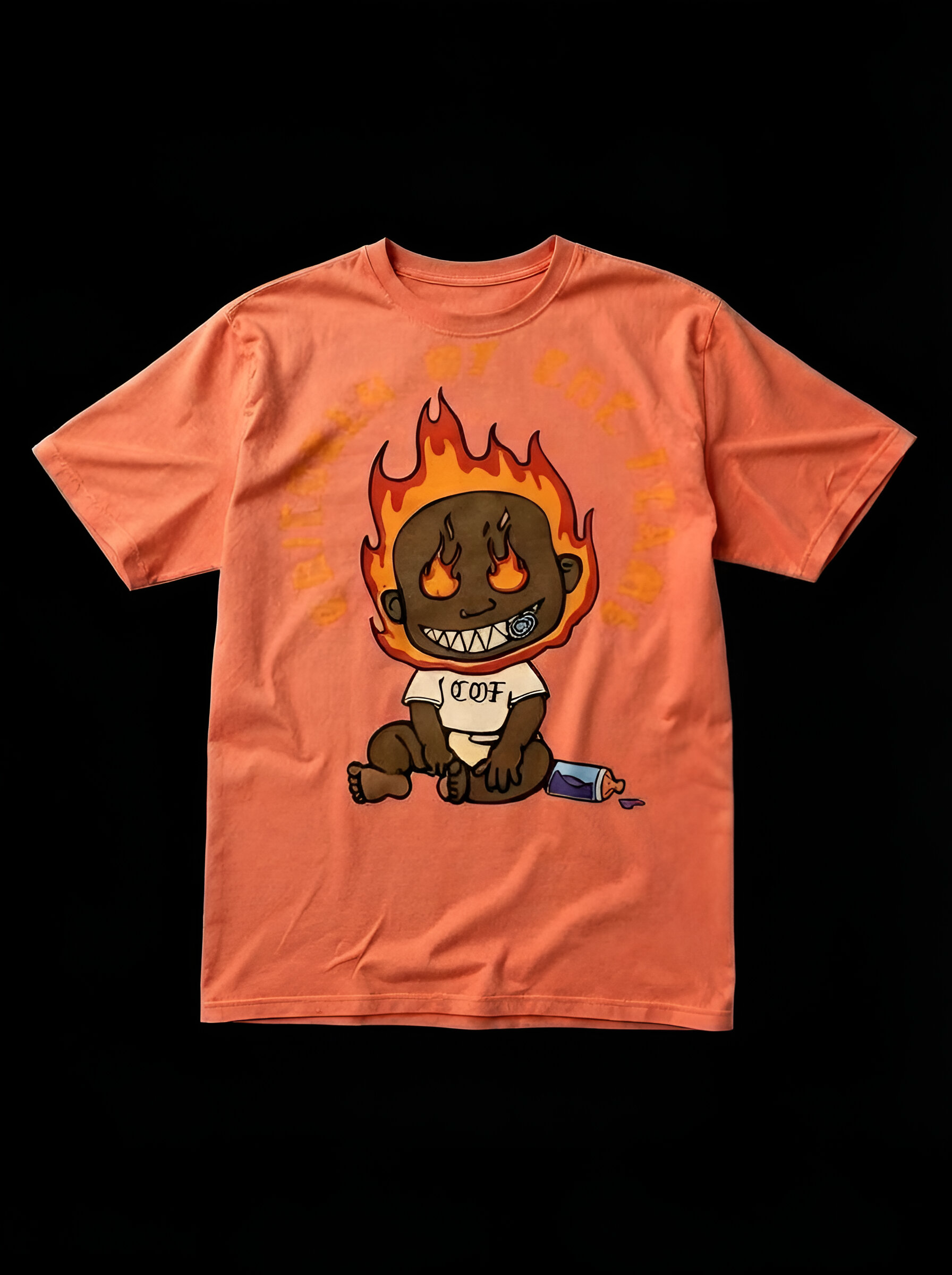 Peach Firechild Tee